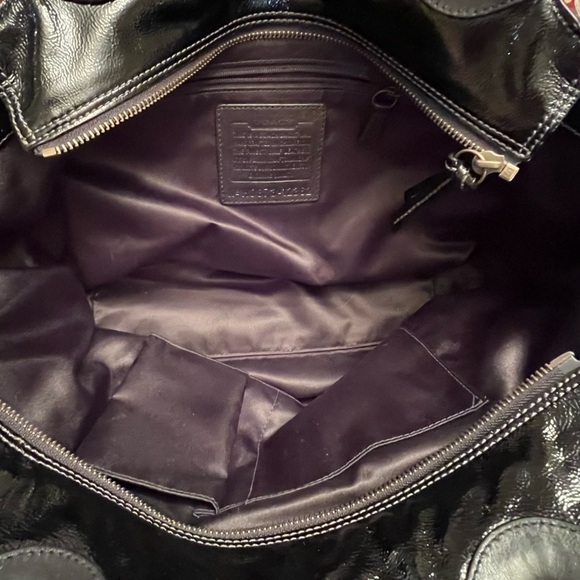 Coach ho873-12362 black patent Leather Bleeker bag EUC - Picture 8 of 10